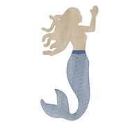 Décoration murale en mdf et métal Sirena 30.5 x 2 x 60 cm