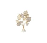 Décoration Murale Métal Design Feuilles 85cm Multicolore