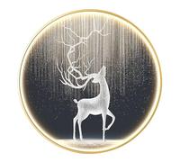 Décoration Murale Moderne 3D, Art Mural D'EntréE en 3D, Grand Tableau Et Sculpture Lumineuse À LED - Art Mural LED pour Entrée, Chambre, Salon Et Bureau(E)