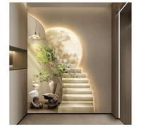 Décoration Murale Moderne Avec Éclairage LED, Décoration Murale Avec Alimentation Secteur, Tableau Mural En Porcelaine Cristal, Sculptures Murales Paysagères Pour Salon(F,80x120cm/31.5x47.2in)