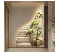 Décoration Murale Moderne Avec Éclairage LED, Décoration Murale Avec Alimentation Secteur, Tableau Mural En Porcelaine Cristal, Sculptures Murales Paysagères Pour Salon(A,70x100cm/27.6x39.4in)