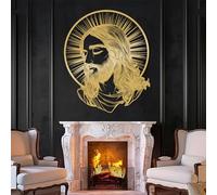 Décoration Murale Moderne en métal, Art Mural en métal, décoration Murale chrétienne Jésus, Grande décoration chrétienne pour la Maison, décorations d'église, décoration