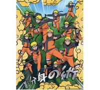 Décoration murale - NARUTO - Poster GOLDEN 30x40cm - Or - Argent - Littographie