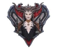 Nemesis Now Diablo IV Lilith Sculpture murale en résine moulée dans la plus fine résine peinte à la main Vert 30 cm
