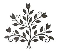 Décoration murale Objet mural Salon Décoration Tenture murale Relief Fer Tableau mural, différents motifs, métal, argenté noir doré, LxlxH 30x2x61 cm