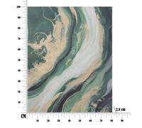 Mauro Ferretti - Décoration murale Peinture sur toile Verdure Multicolore 80x2,8x100 cm