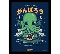 Décoration murale Pyramid Good Luck Cthulhu Bleu 33x1,5x43 cm
