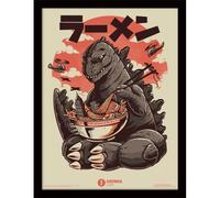 Décoration murale Pyramid Kaiju'S Ramen Marron 33x1,5x43 cm