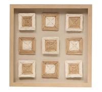Atmosphera – Décoration murale en relief Rafael 50x50 cm Beige