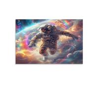 Décoration murale représentant un astronaute spatial pour couloir et escaliers, jolie décoration de chambre prête à accrocher, grandes images 20 x 30 cm
