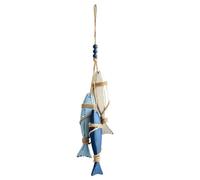 Décoration Murale Représentant Un Poisson En Bois Pendentif Décoratif