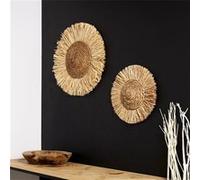 Decoration Murale Ronde D37cm Naturel