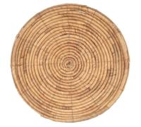 Décoration Murale Ronde en Jonc de Mer, Forme Spirale, Style Bohème Naturel, Diamètre 43cm