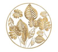 Décoration murale Mauro Ferretti Jungle Round Doré 80x6,5 cm