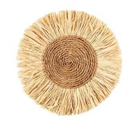 Decoration Murale Ronde - HOME DECO FACTORY - Beige - 37 cm