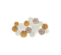 Décoration Murale Ronde Métal "Triby" Multicolore 125 x 68,5 cm