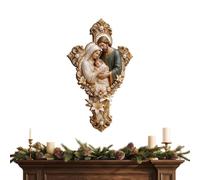 Décoration Murale Sainte chrétienne de 30 cm avec crochet métallique