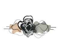 Décoration murale SALLINS Métal 48 cm Noir