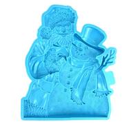 Décoration murale semi-stéréoscopique Père Noël en forme de goutte - En silicone époxy