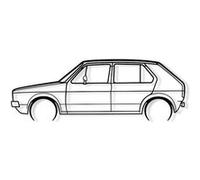 Décoration Murale Shape Paris Shape Paris - Golf Mk1 1976 Détaillée M G