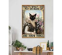 Décoration murale Skitongift, Décoration d'intérieur, Décoration de chambre C'est ce que je fais Je me maquille et je sais des choses Chat siamois