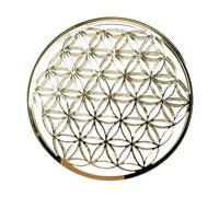 Décoration Murale Spirituelle Fleur de Vie, Fleur de Lotus, Arbre de Vie, Métatron, Main de Fatma, Om ou Aum, Bois ou plexigglass, diamètre 29 cm, Fabrication Artisanale française