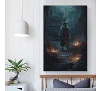Décoration murale sur toile représentant un corsaire âgé, pour salon, chambre à coucher, cuisine, cadeau d'anniversaire pour femme, 30 x 45 cm