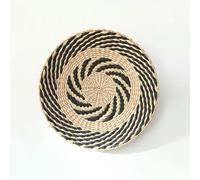 Décoration murale suspendue, panier mural tissé, assiette en paille, Art de la maison, pour salon/ferme/cuisine, naturel fait à la main