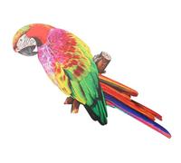 Décoration Murale Toucan en Fer Rouge à Suspendre pour Bureau | Oiseau Réaliste, Style Simple et Vivant, Usage Intérieur, Jardin, Pièce Décorative pour Mur
