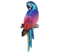 Décoration Murale Toucan Suspendu en Fer Bleu, Modèle Réaliste | Jardin et Tables Extérieures, Oiseau Décoratif au Style Simple et Vivant, Pièce Unique