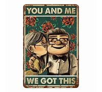 Décoration murale « Up Carl and Ellie You and Me We Got This New Year » pour bar, pub, famille, café - Cadeau idéal pour les amis et la famille