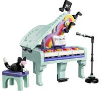 Décoration musicale: piano et chat
