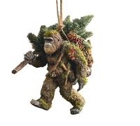 Décoration Noël Animale - 3 inch Pendentif Mignon | Acrylique Pendentif Noël - Pendentifs Animal Drôle Et pour Mur Porte Salon Chambre Terrasse Porche Jardin Fêtes Et Vacances