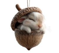 Decoration Noel,Décorations de Sapin de Noël à Suspendre, Ornement De Noël en Forme d'animal, Décoration d'animaux De La forêt, Ornement à Suspendre,Raton Laveur Hibou écureuil hérisson Lapin