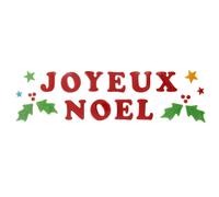 Décoration Noel Fenêtre Gelly Vitrostatic Joyeux Noël 1