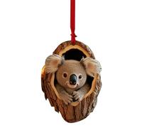 Decoration Noel, Ornement De Noël en Forme d'animal, Décoration d'animaux De La forêt, Ornement à Suspendre,Raton Laveur Hibou écureuil hérisson Lapin (écureuil)
