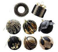 Décoration Noël Safe Enfants Animaux 8 pcs | Matériau pour mousse léger, résistant aux chocs, fini élégant, risque de bris, décoration durable