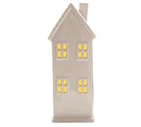Decoration Noel Village de Noel,Maison Porcelaine Noel Mini Lumineux LED à Pile Maison en Porcelaine Mate avec Pied pour Bougie Chauffe Plat,Maison Blanche Ceramique de Noel,Décoration de Bureau (20)