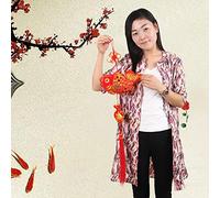 Décoration Nouvel an Chinois Noeud Rouge Traditionnel Tassel Propice À Poisson 2Pcs Convient pour Bureau À Domicile Décoration Vacances Don