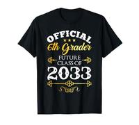 Décoration Officielle 6e année Future Class of 2033 T-Shirt