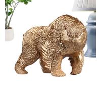 Décoration Ours Extérieur - Décoration Cabane Ours - Sculpture Moderne Résine Animaux Design Tête pour Table Jardin Terrasse Pelouse
