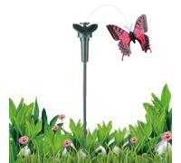 Décoration papillon solaire jardin Recto Verso | Papillon Volant Résistant aux intempéries, avec battement d'ailes réaliste pour statues de jardin, cour, ornements, pelouse,