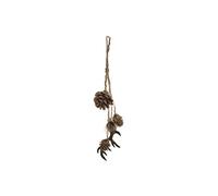 Décoration Pendentif DKD Home Decor Noël Marron (6 x 6 x 30 cm)