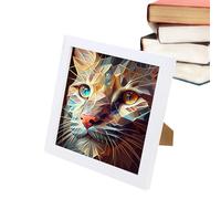 Décoration photo animalière, décoration d'intérieur colorée - Cadre commémoratif pour chambre d'enfant - Cadre commémoratif en acrylique pour bureau, meuble TV, couloir