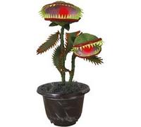 décoration plante carnivore 36cm animée - ptitclown 19104 Vert