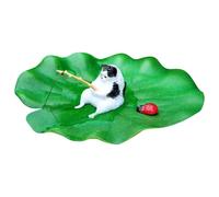 Décoration pour Aquarium - Modèle Flottant Chat à la Pêche | Accessoire pour Aquarium à Poisson Combattant - pour Débutants Passionnés Maison Bureau Restaurant Appartement