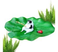 Décoration pour Aquarium,Modèle Flottant de Chat Pêcheur pour Aquarium | Accessoire pour à Poisson Combattant - pour Débutants Passionnés Maison Bureau Restaurant Appartement