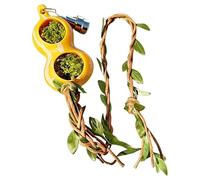 Décoration pour enclos d'araignée sautante - Décoration magnétique pour réservoir de reptile, cachette suspendue avec aimant robuste, mousse de terrarium, accessoire d'habitat d'invertébrés arboréaux