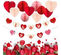 Décoration pour Fête des Mères,Saint-Valentin,Demande en Mariage et Fiançailles,Boule de Papier de Décoration - Parfait pour les Décorations de la Saint-Valentin, Créez Une atmosphère Romantique