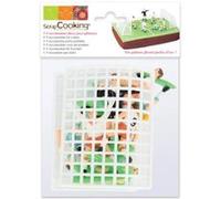 ScrapCooking - Kit Déco Gâteau Football - 9 Décorations Foot pour Gâteau, Pâtisserie, Dessert, Anniversaire, Enfant - Cake Design - 5013